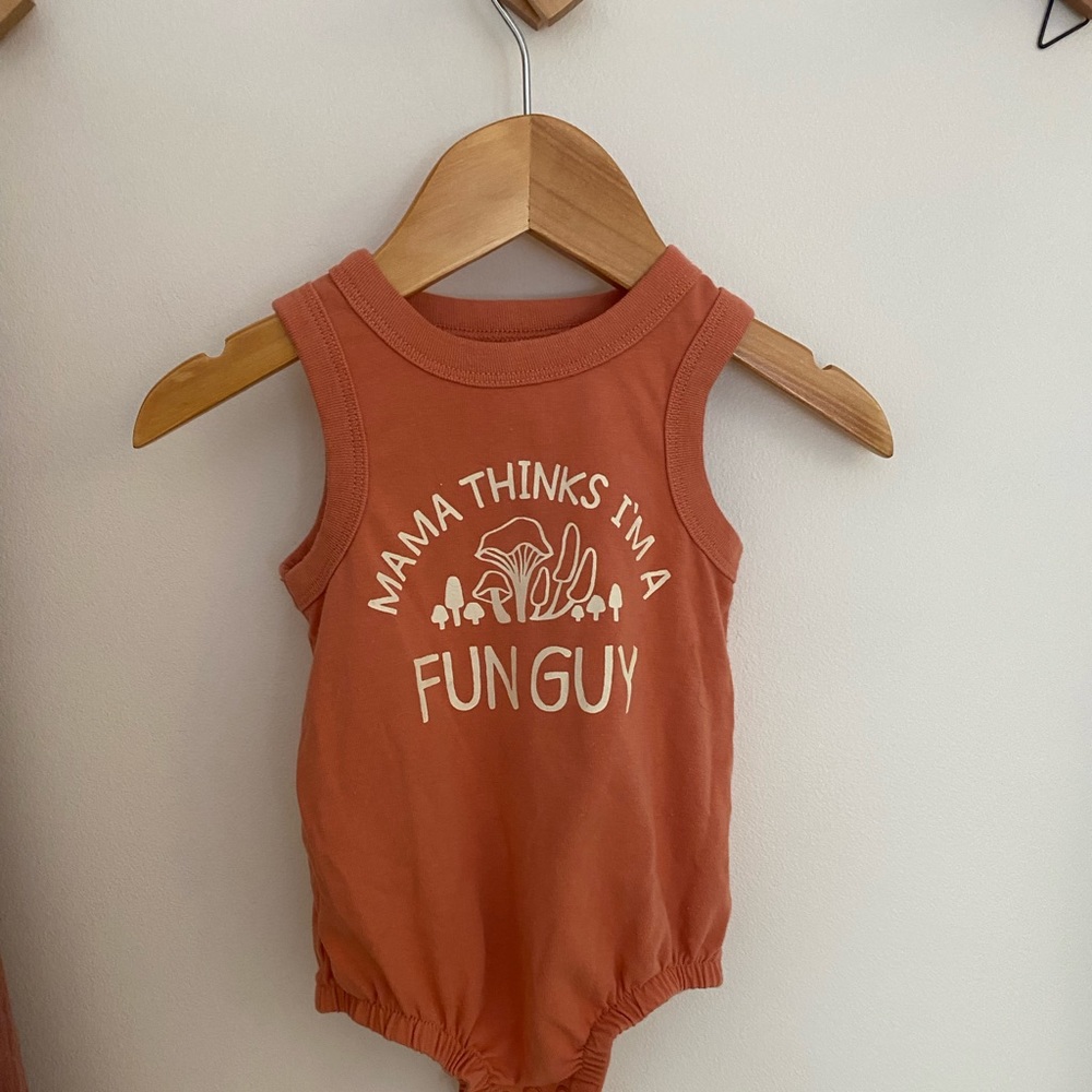 Fun Guy tank romper